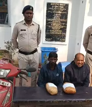 अवैध मादक पदार्थों पर पुलिस की ताबड़तोड़ कार्रवाई, गांजा जब्त